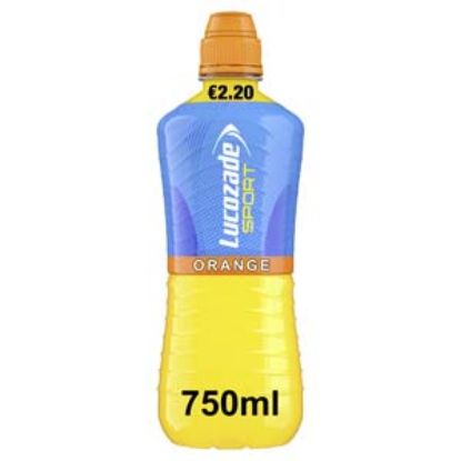 Picture of 750 Sport Lucozade ORANGE PM €2.20 x12 DRS